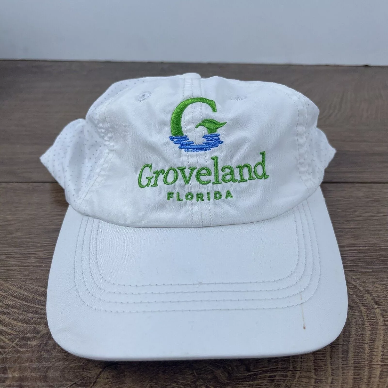 Other Hats Other Groveland Florida Hat White Adjustable Hat White Adult Size