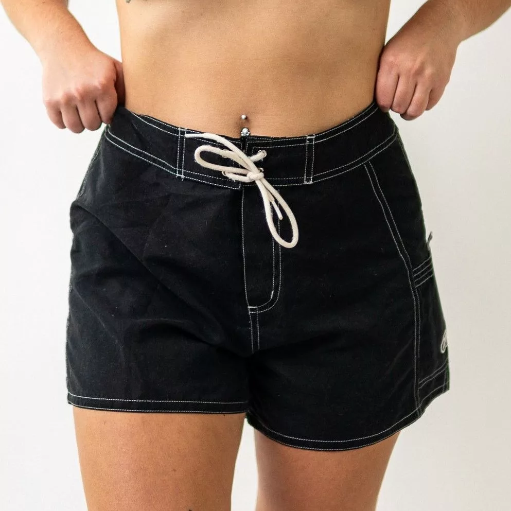 Vintage Miscellaneous Vintage Y2K Black Swim Shorts