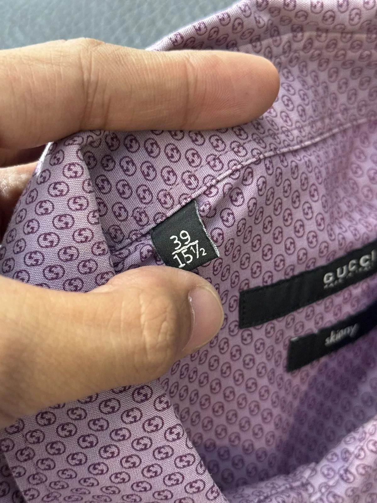 Gucci Polos Gucci | Tomford | Monogram BottonUp Purple