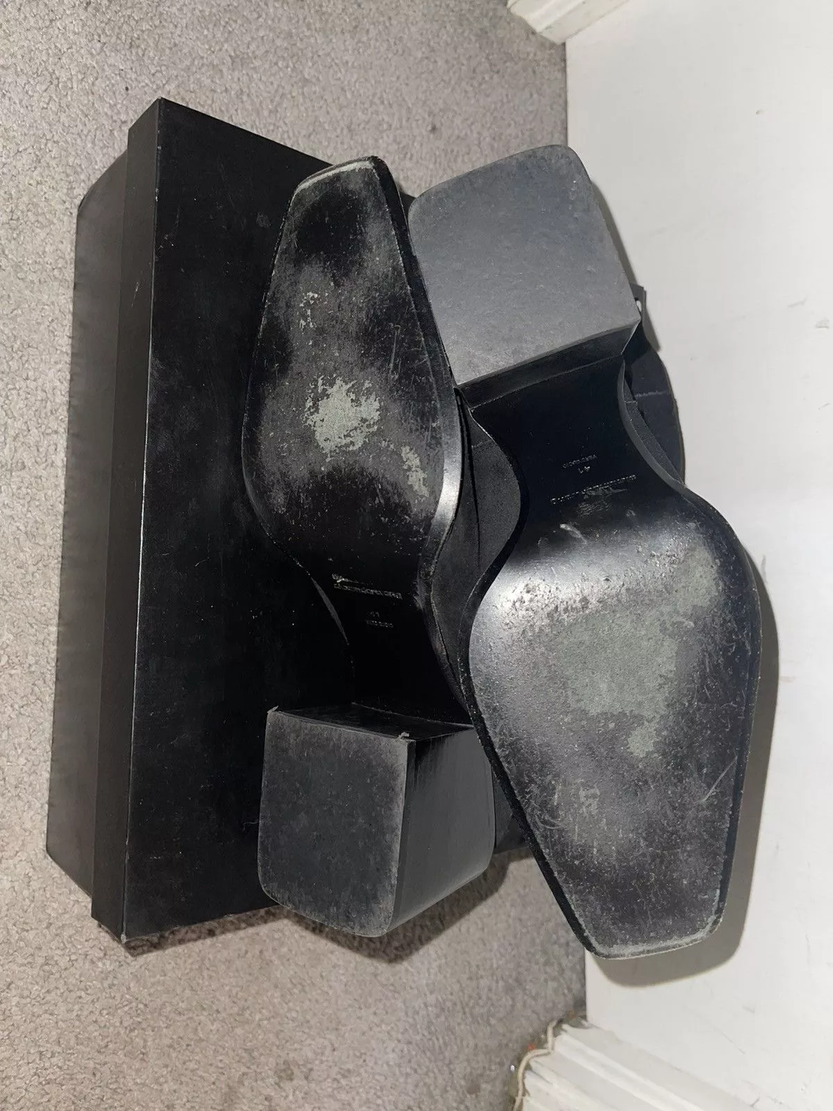 Alexander Wang Heels Alexander Wang Square Boot Black