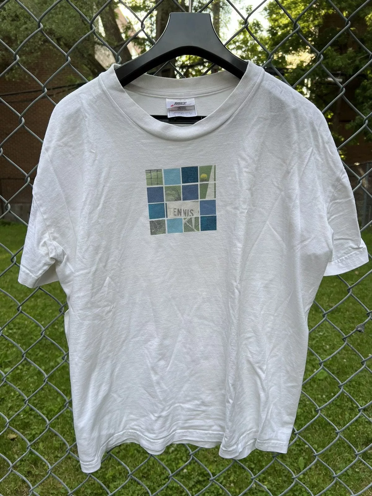 Nike Short Sleeve T Shirts Nike × Vintage Vintage Nike Tennis T-Shirt White