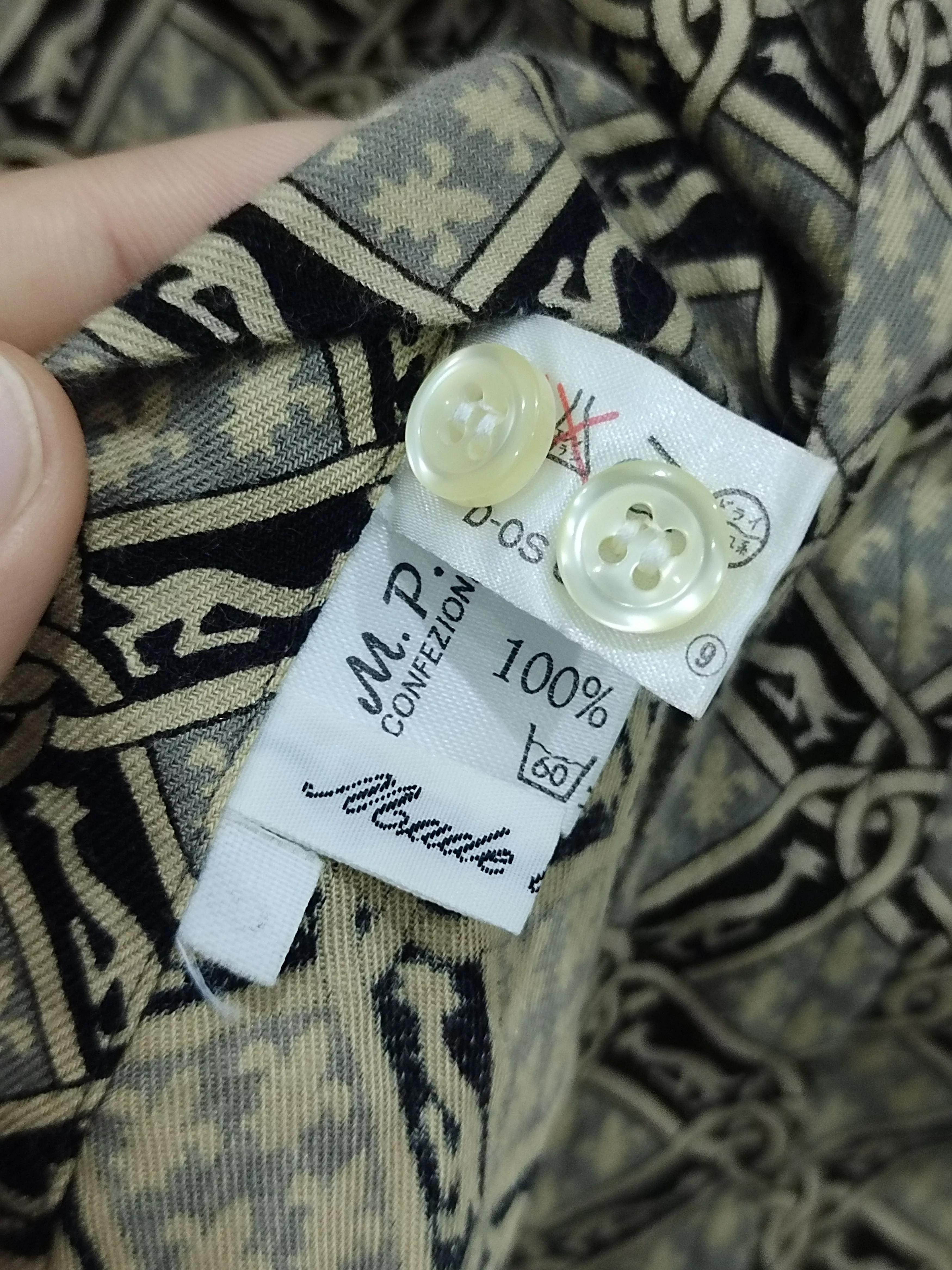 Designer Shirts Button Ups Designer × Givenchy × Vintage Vintage Gentleman Givenchy Paris Button Up Long Sleeve Brown
