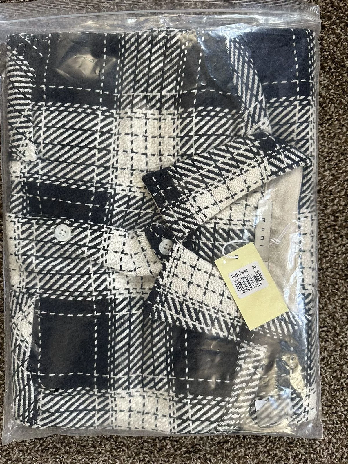 MNML Shirts Button Ups Mnml flannel Beige