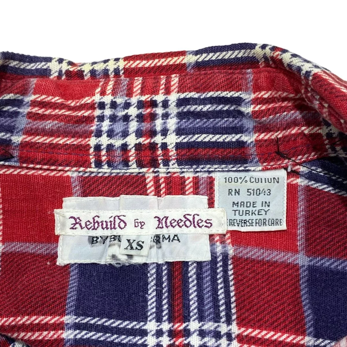 Needles Shirts Button Ups Needles Shirt Remake check long sleeve Multicolor