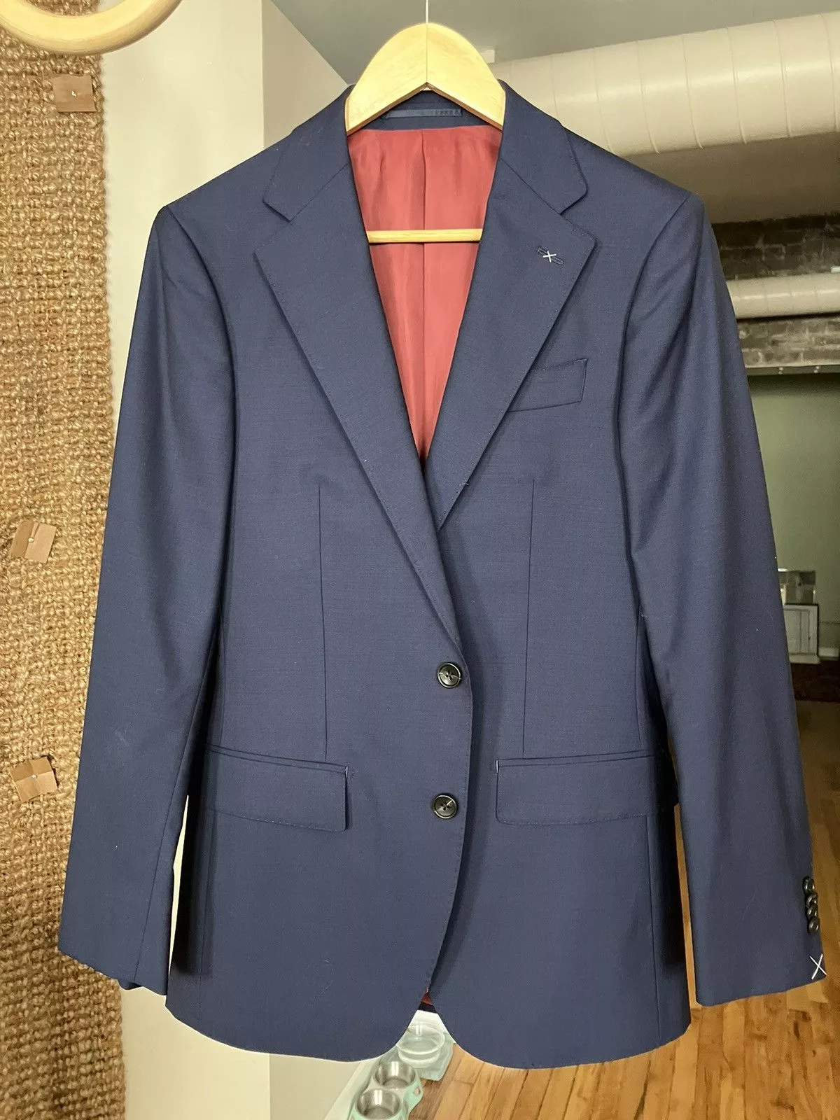 Designer Blazers Designer × Spier & Mackay Spier & Mackay Tropical Blue Suit Blazer