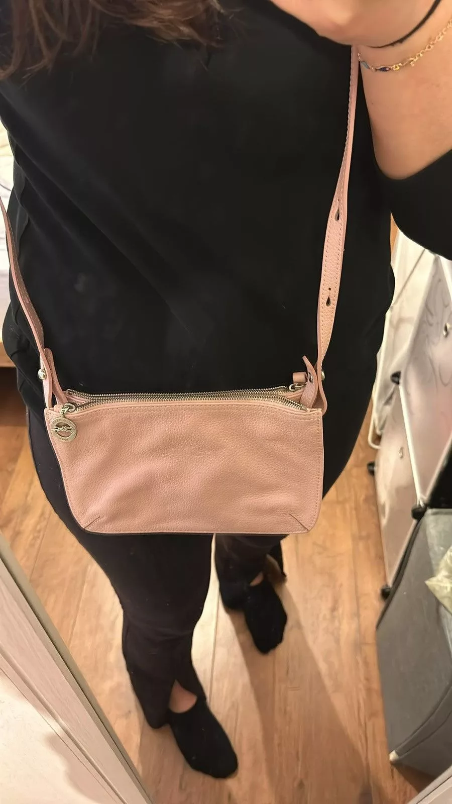 Longchamp Shoulder Bags LONGCHAMP PINK SHOULDER BAG