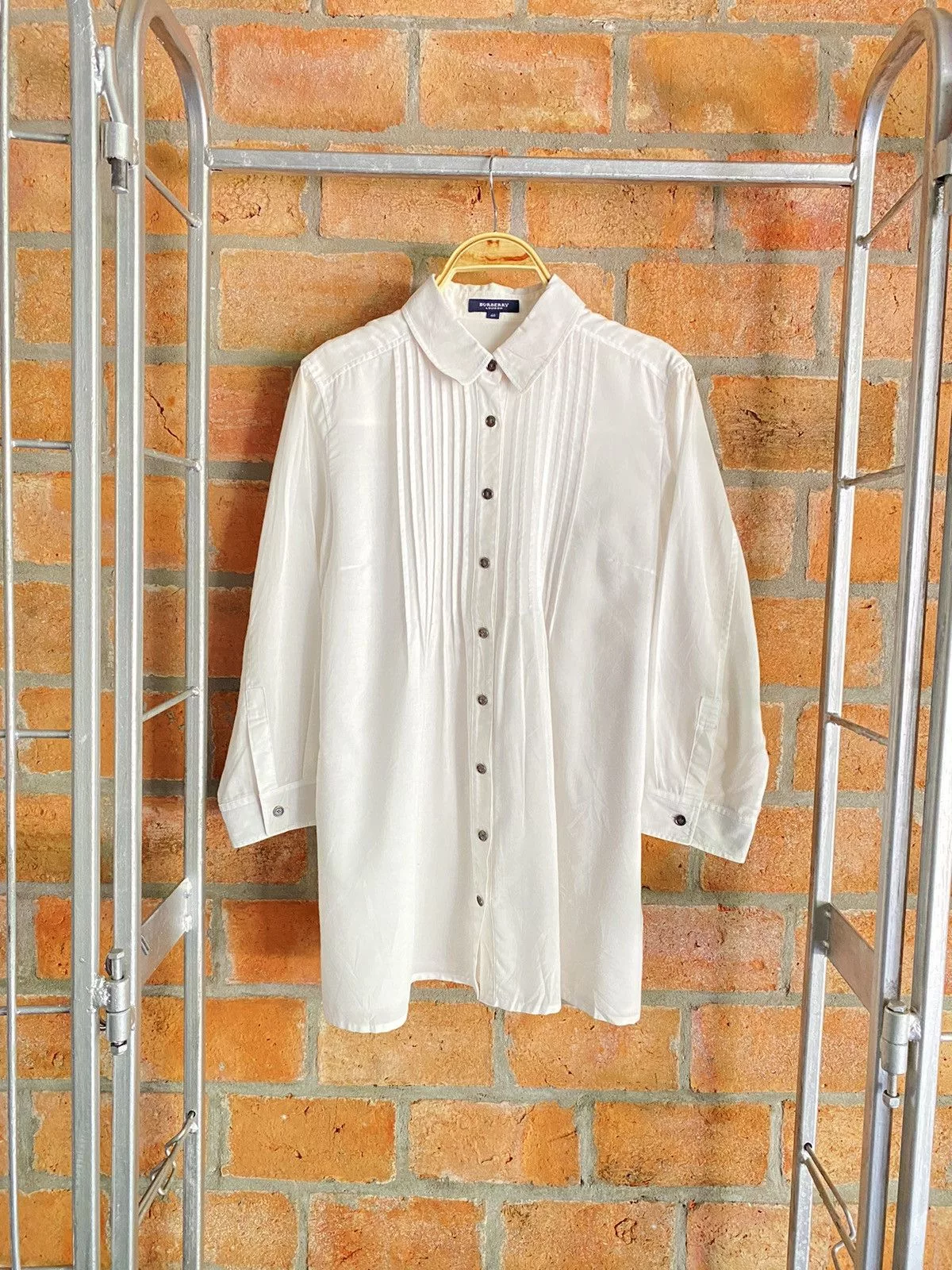 Burberry Button Ups Burberry white shirt