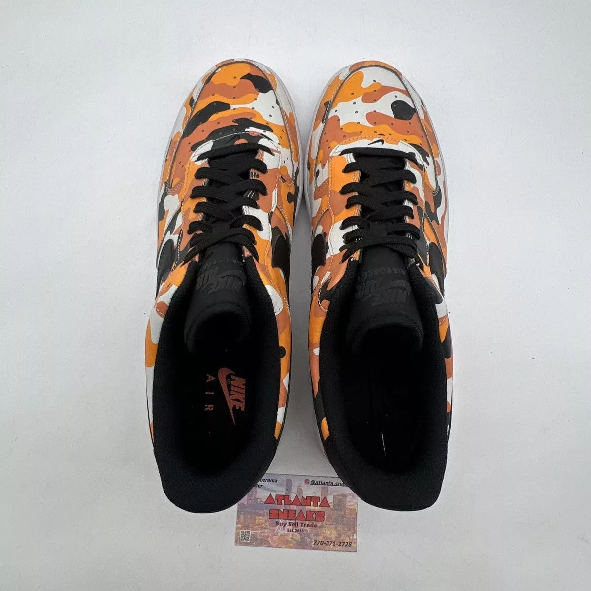 Nike Low Top Sneakers Nike Air force 1 07 orange camo