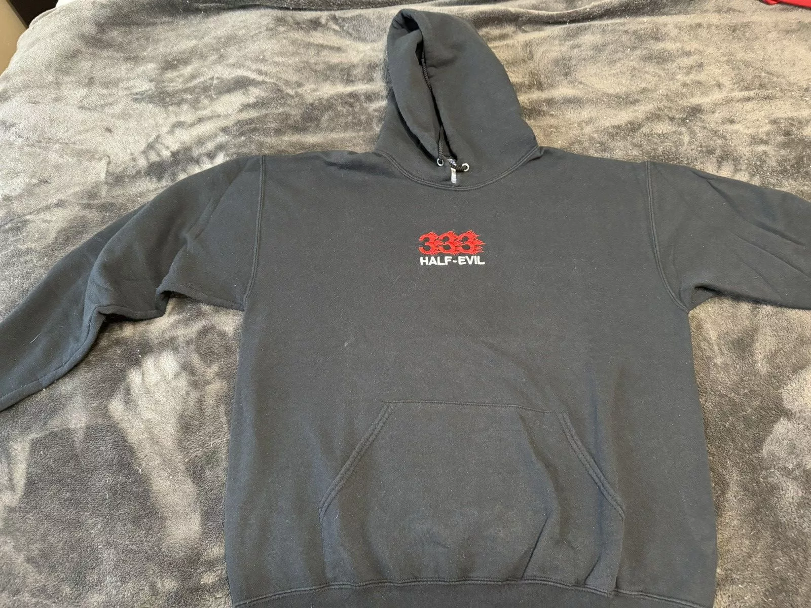 Half Evil Sweatshirts Hoodies Half Evil hoodie Black