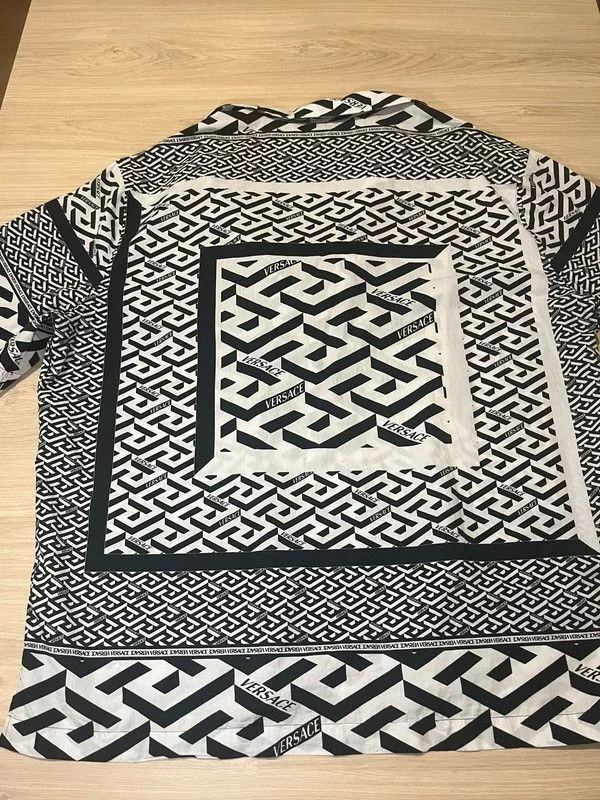 Versace Shirts Button Ups Versace shirt Black and White Multi
