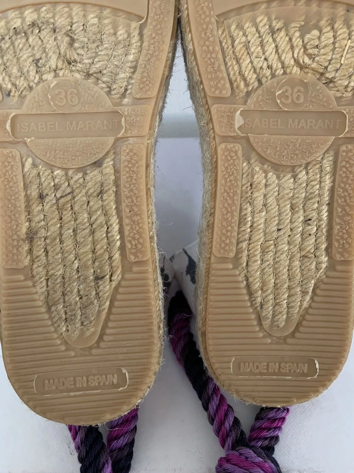 Isabel Marant Sandals Isabel Marant Laced Espadrillas White