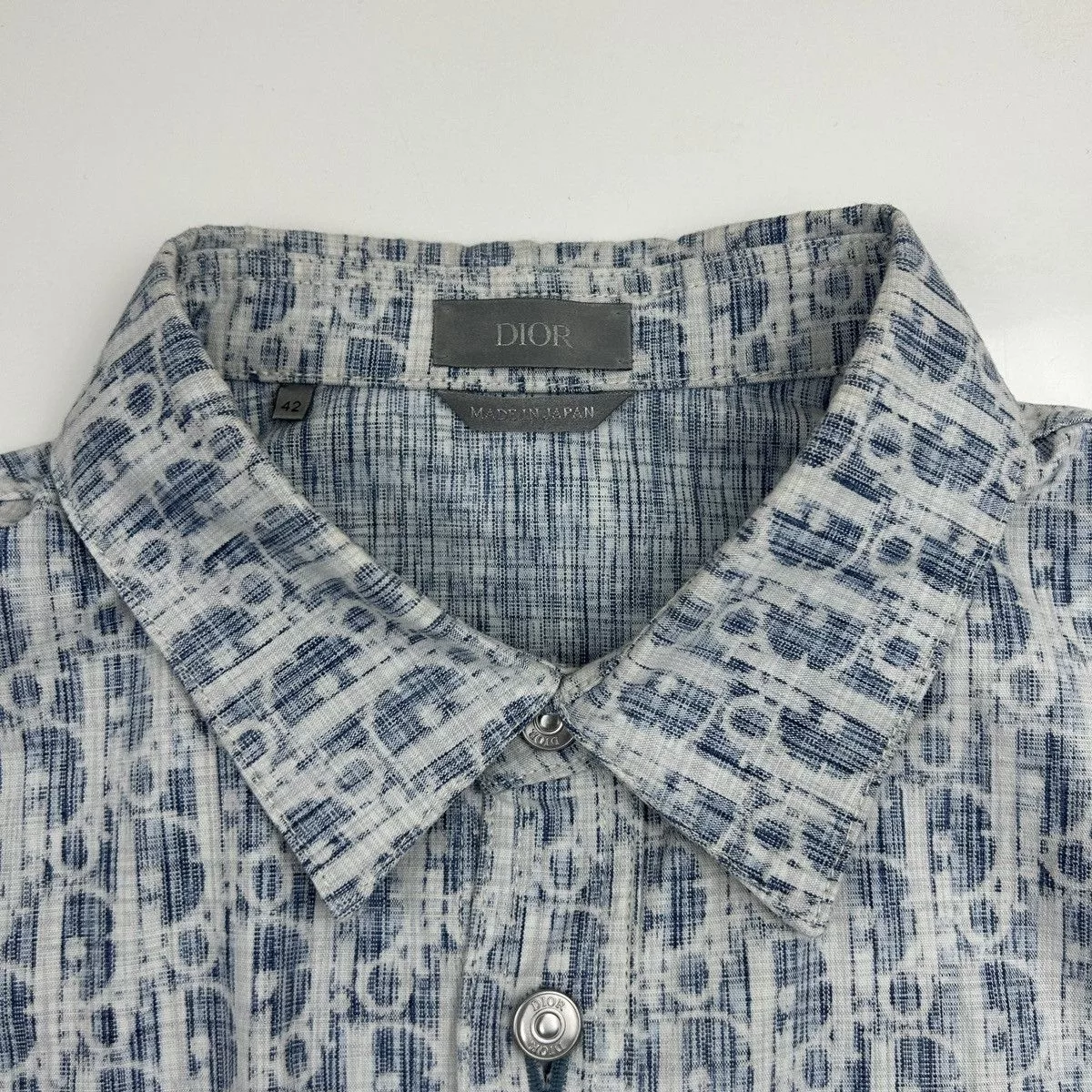 Dior Shirts Button Ups Dior oblique shirt Blue