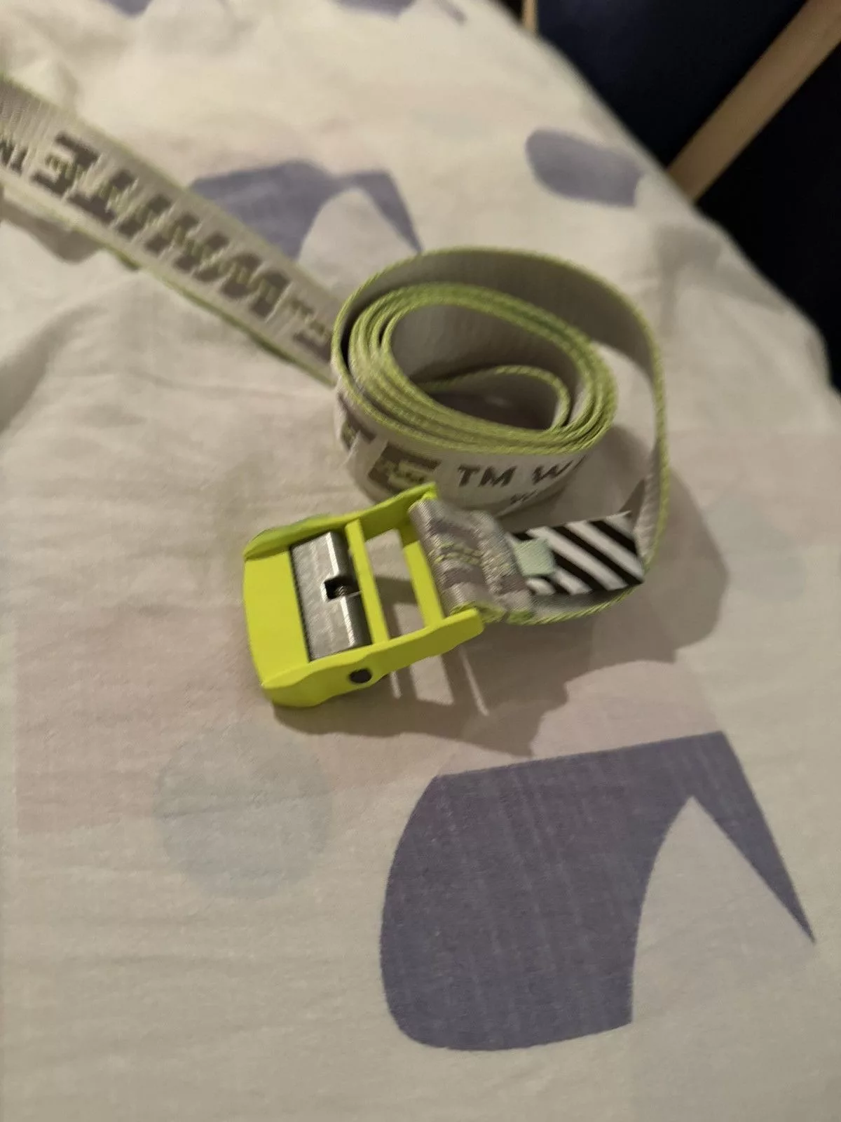 Off-White Belts Off-White × Virgil Abloh Off white belt Gray