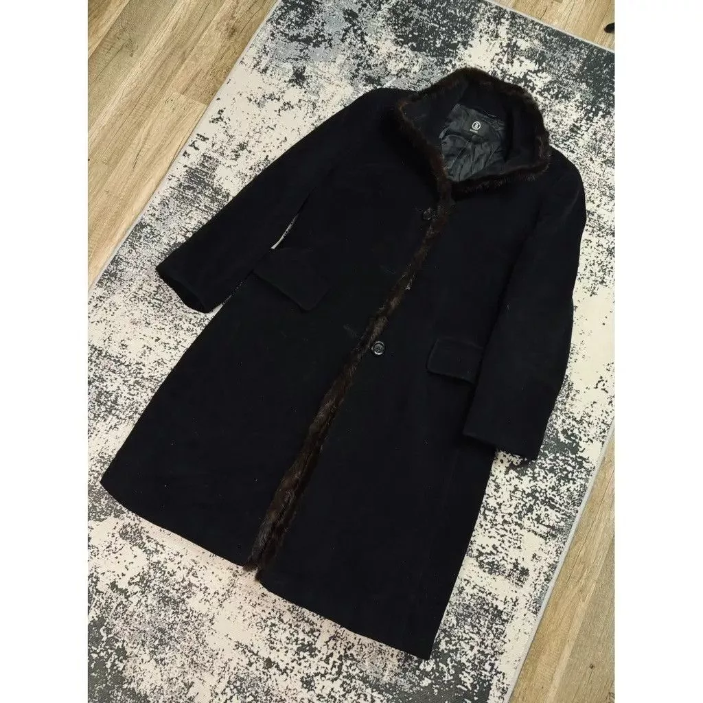 Bogner Coats Bogner Wool Coat Black Size 40 fit M/L