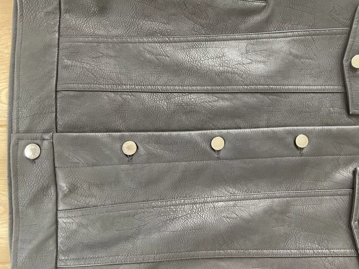 Sefr Leather Jackets Sefr Séfr Black Pleather Jacket