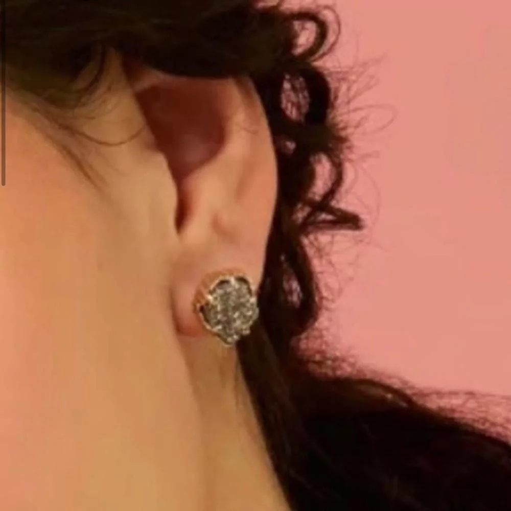 Kendra Scott Earrings Kendra Scott Tessa Platinum Drusy Silver Stud Earrings