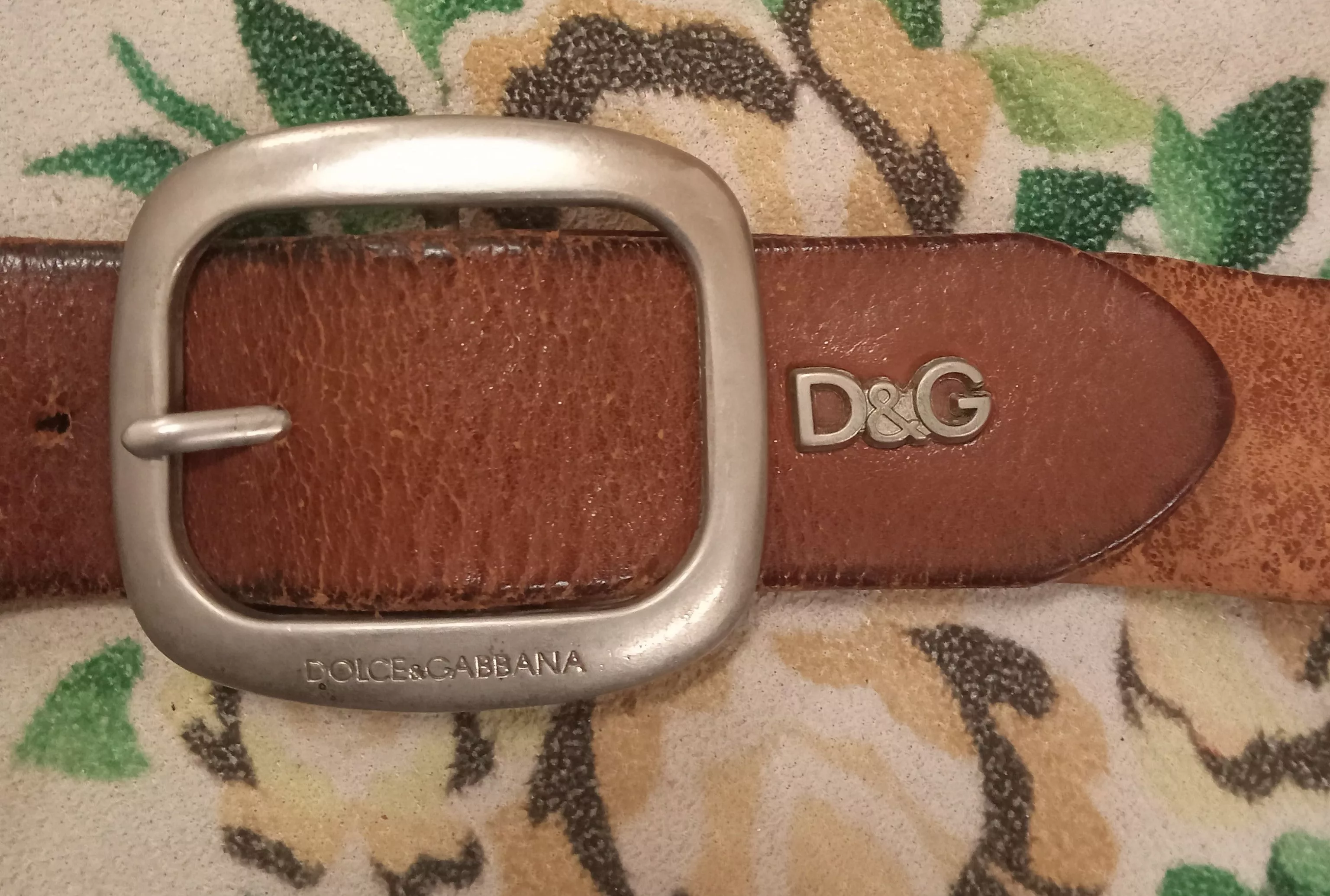 Dolce & Gabbana Belts Vintage Dolce & Gabbana Rare Studs Leather Belt Brown