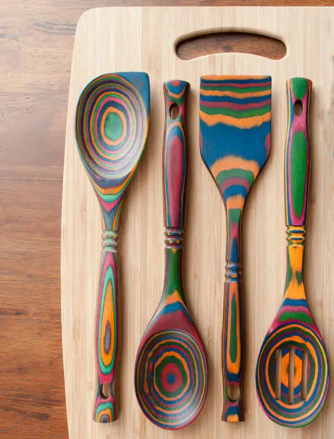 12" Rainbow Pakka Corner Spoon
