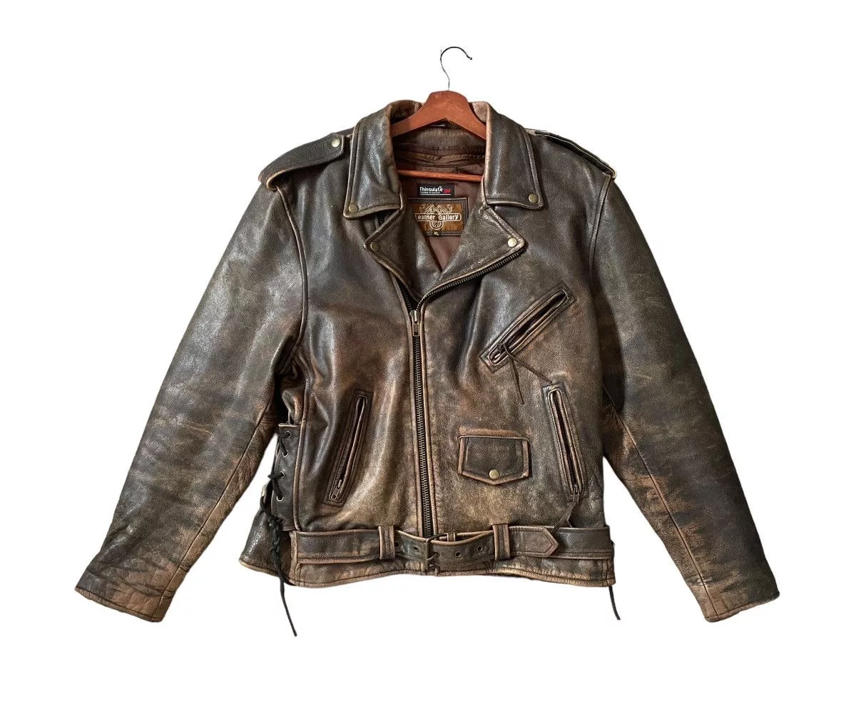 Vintage Leather Jackets Vintage Brand Thinsulate Leather Jacket 1980s Brown