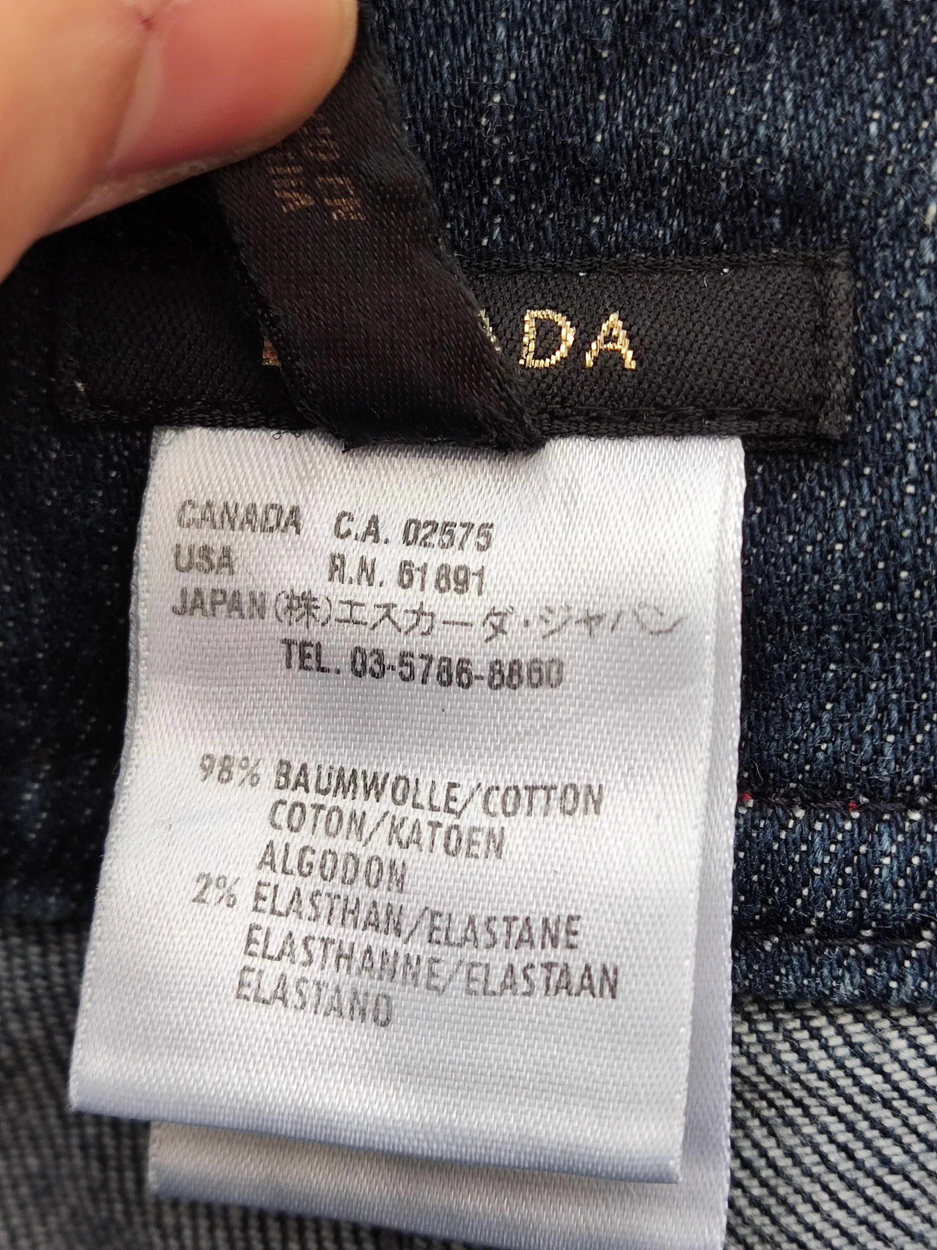 Escada Jeans archive vintage flare lips Escada denim jeans Purple