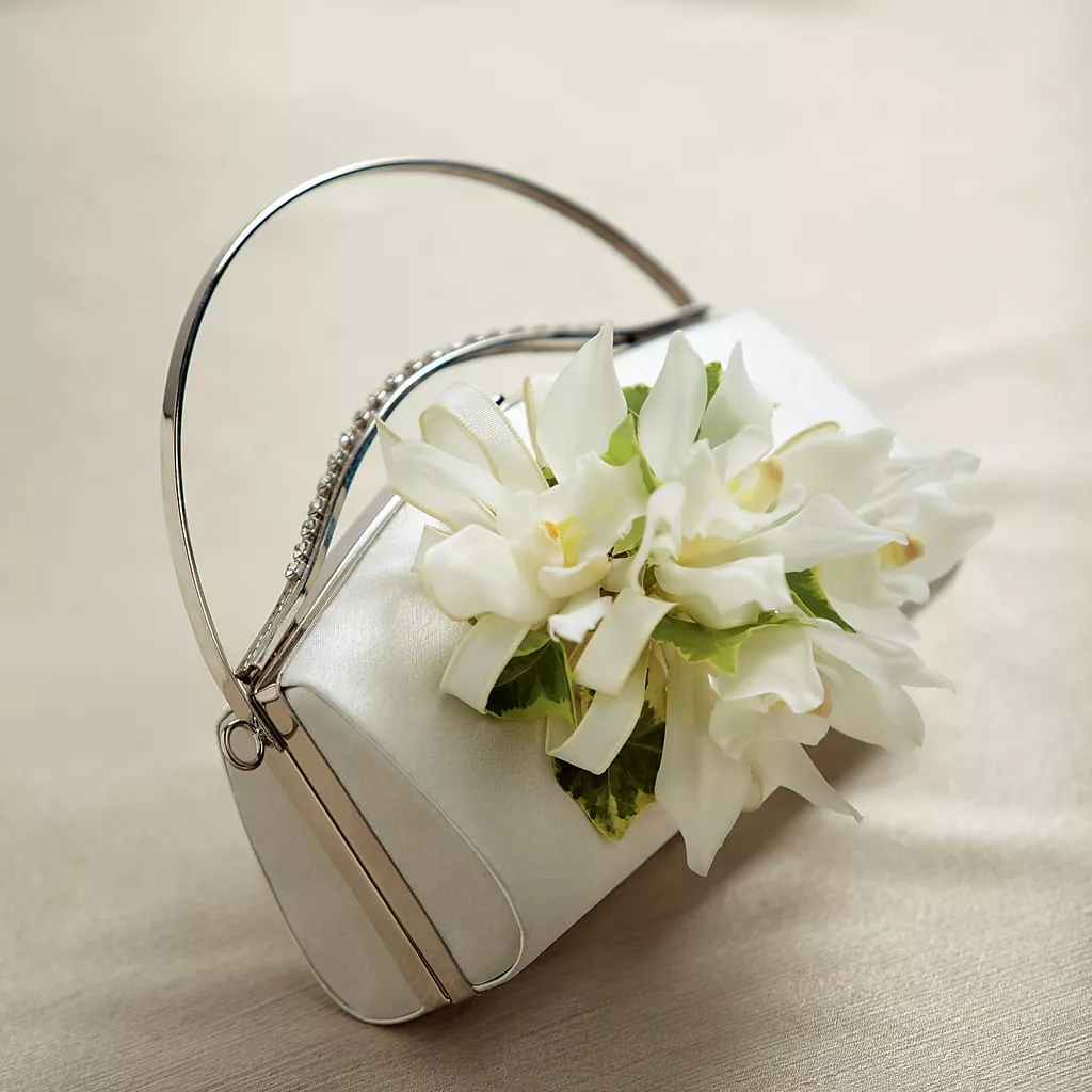 White Purse Decor