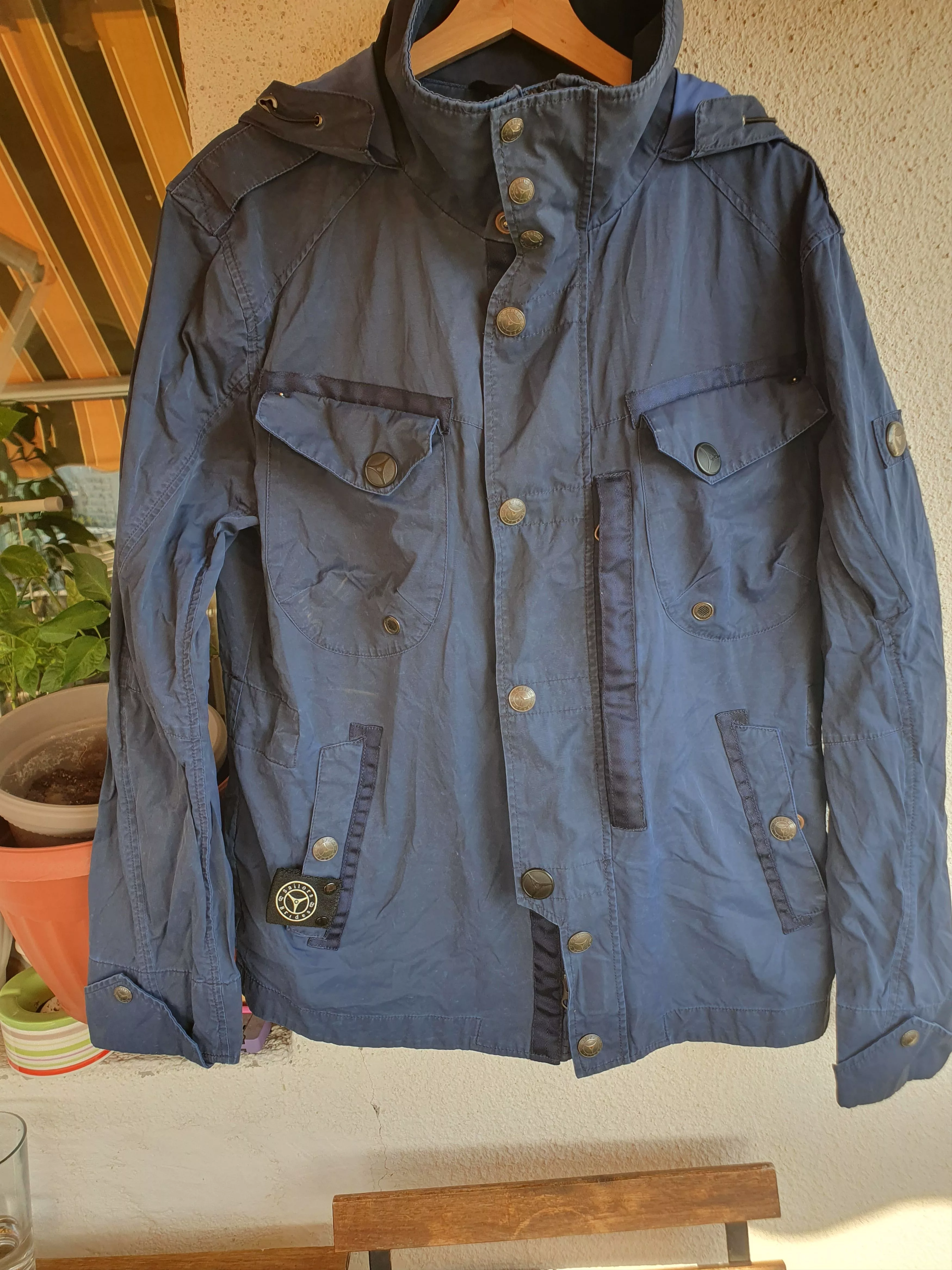 Other Light Jackets Other Sailors & Brides Devonvale Windbreaker Navy jacket sz L Blue Sportswear