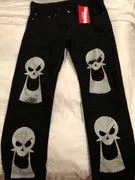 Levi's Denim Levi's × Slumpy Kev Slumpy Kev Grim Reaper Jeans Black Streetwear