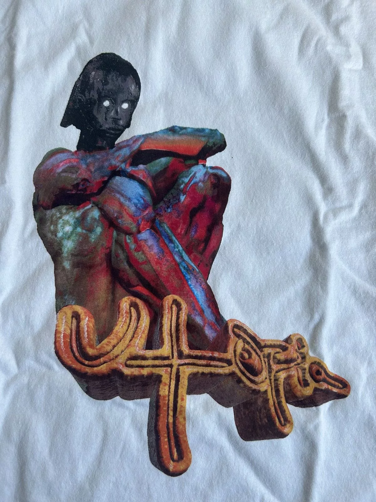 Travis Scott Short Sleeve T Shirts Travis Scott utopia merch tee White