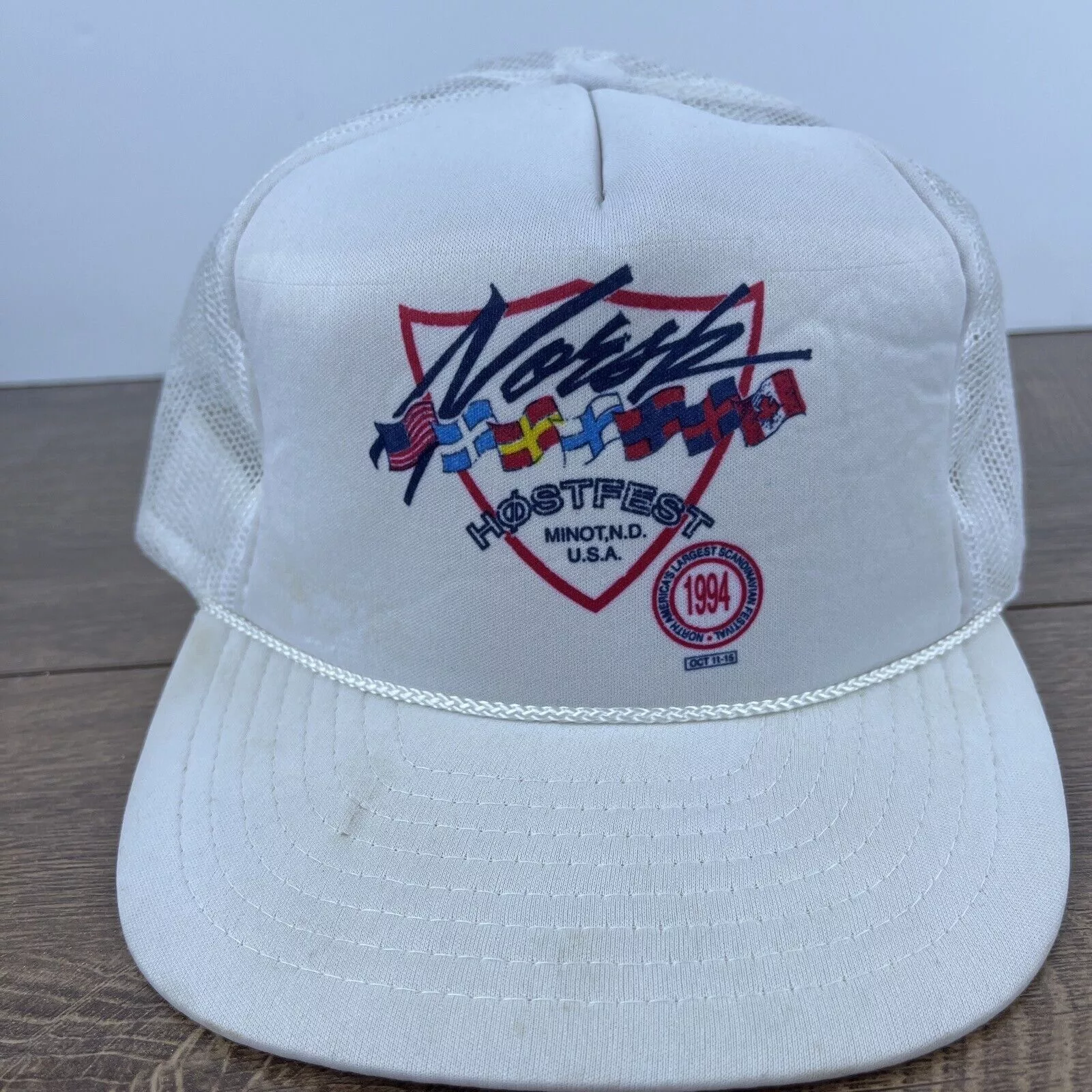 Other Hats Other Hostfest Hat Hostfest Hat Snapback White Adjustable Hat Adul