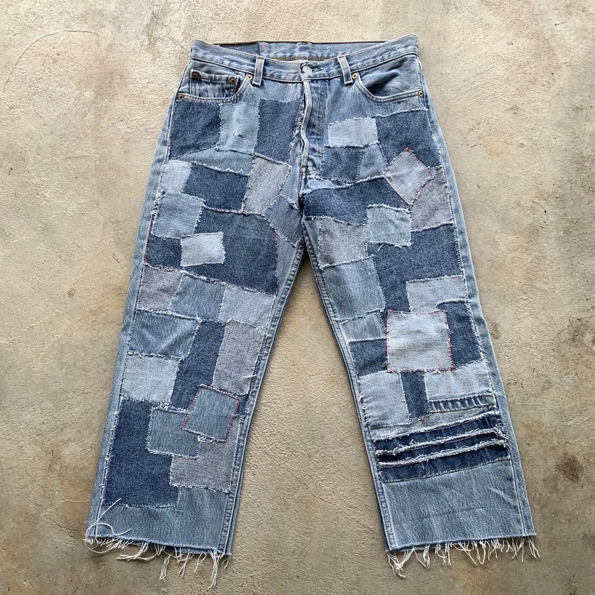 Junya Watanabe Jeans Junya Watanabe × Levi's ‼️BINDING NOW‼️Patchwork Jeans Black