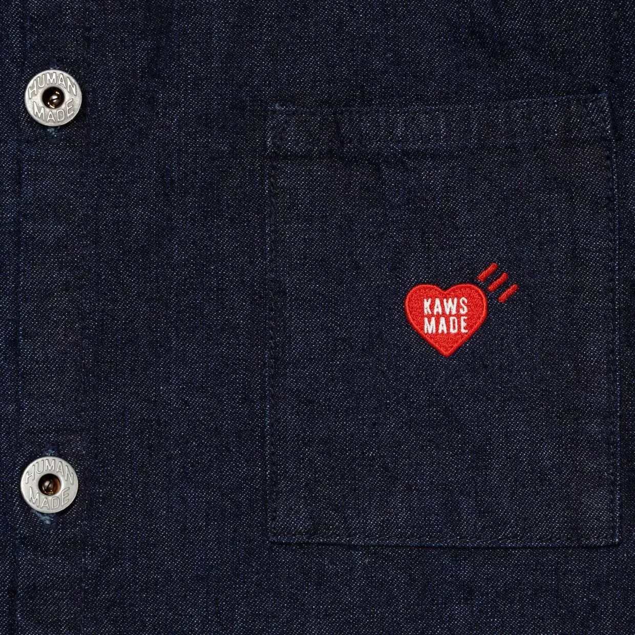 Human Made Miscellaneous Human Made Kaws Denim Jacket Multi