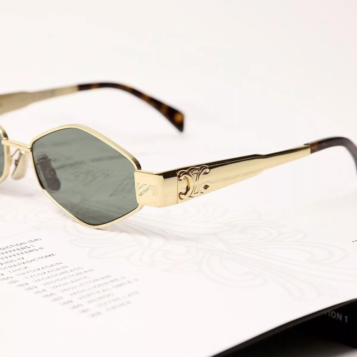 Celine Sunglasses CELINE CL40254U SUNGLASSES Gold