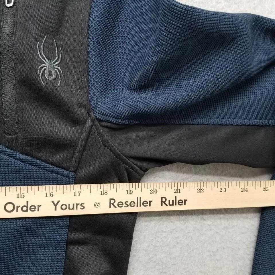 Spyder Jackets Spyder Jacket Womens Small Blue Pockets Zip Logo Pullover