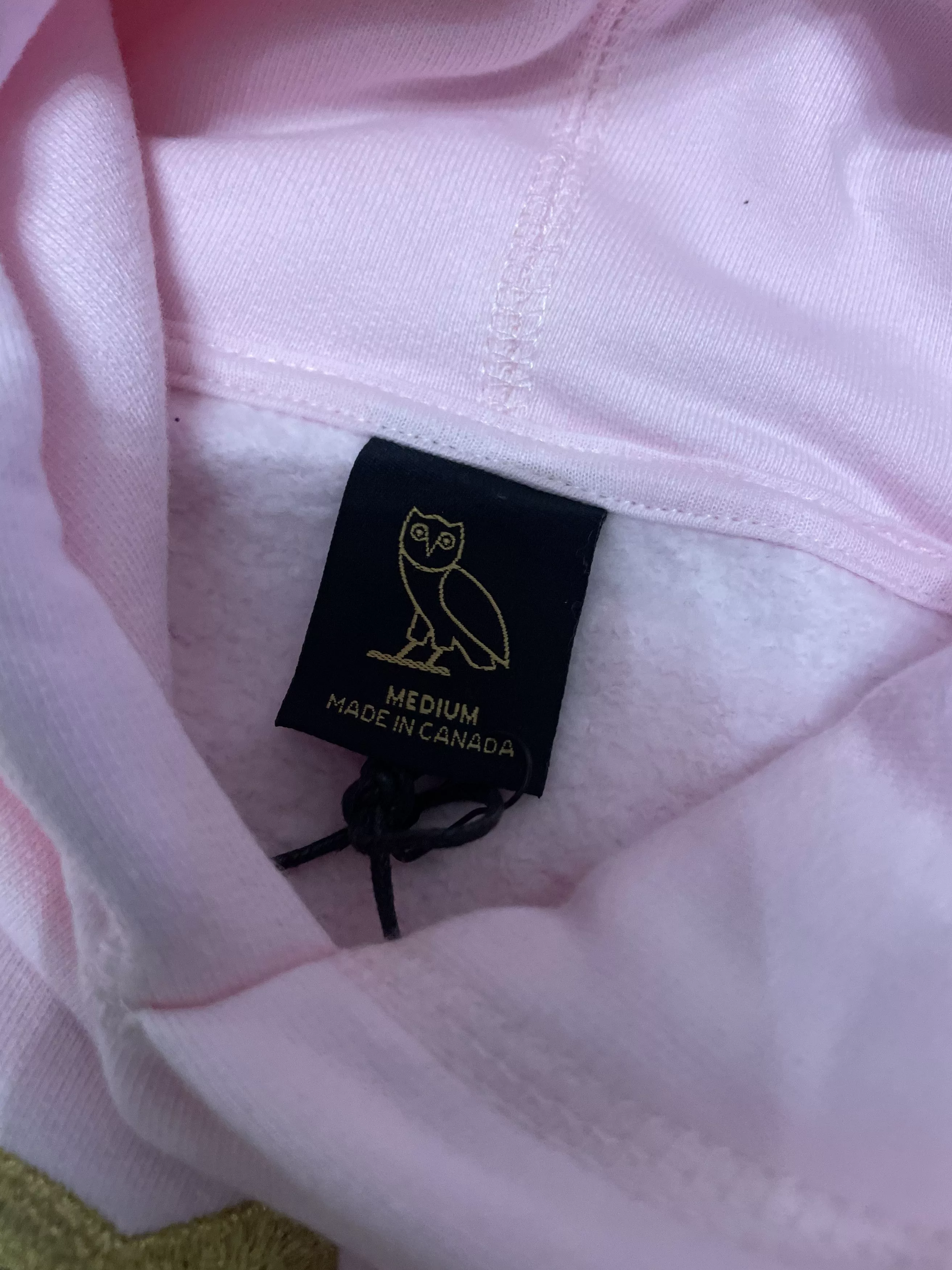 Drake Sweatshirts Hoodies Drake × October's Very Own OVO OG Owl Pullover Hoodie Pink