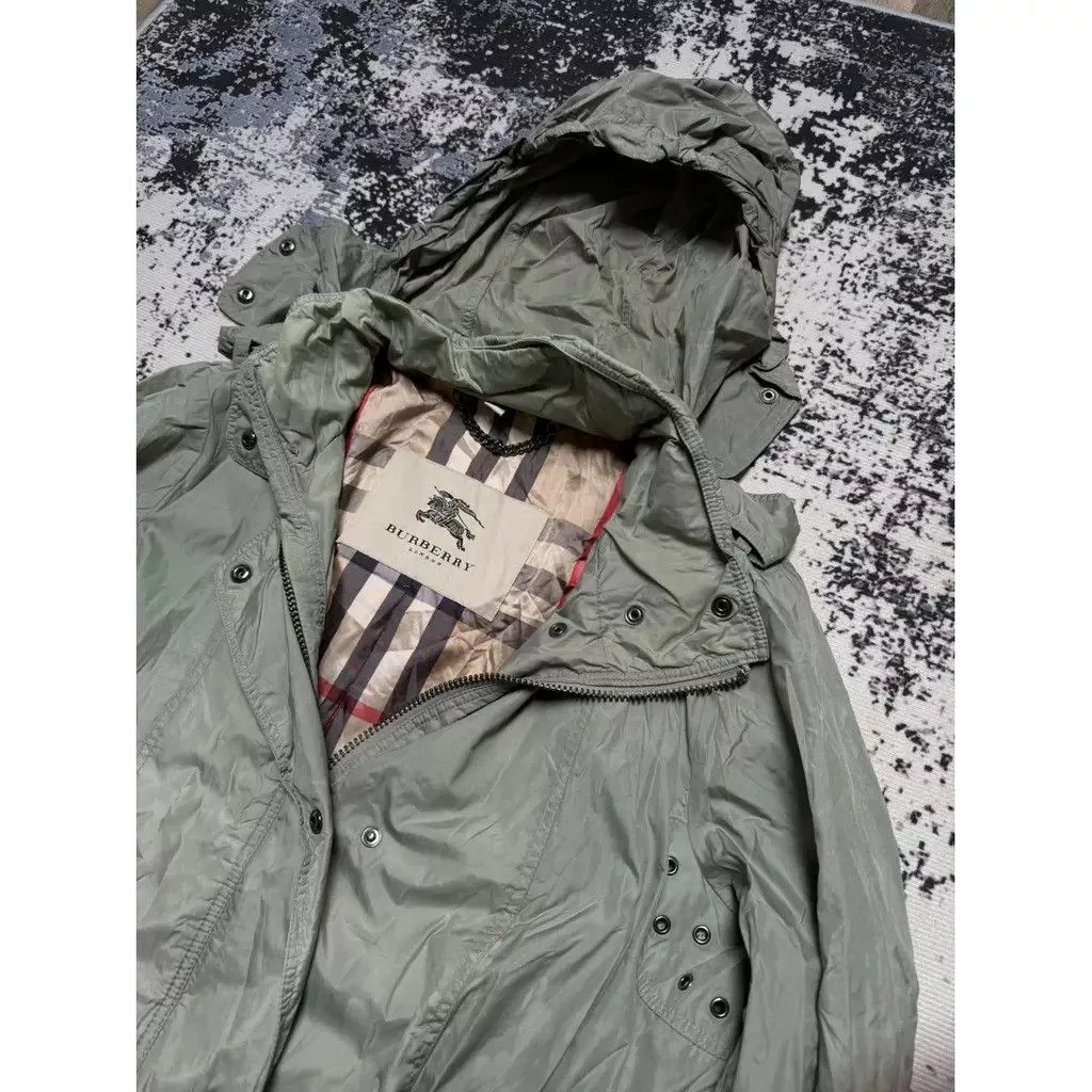 Burberry Coats Burberry Full pattern Rain Coat Size UK 14 Green