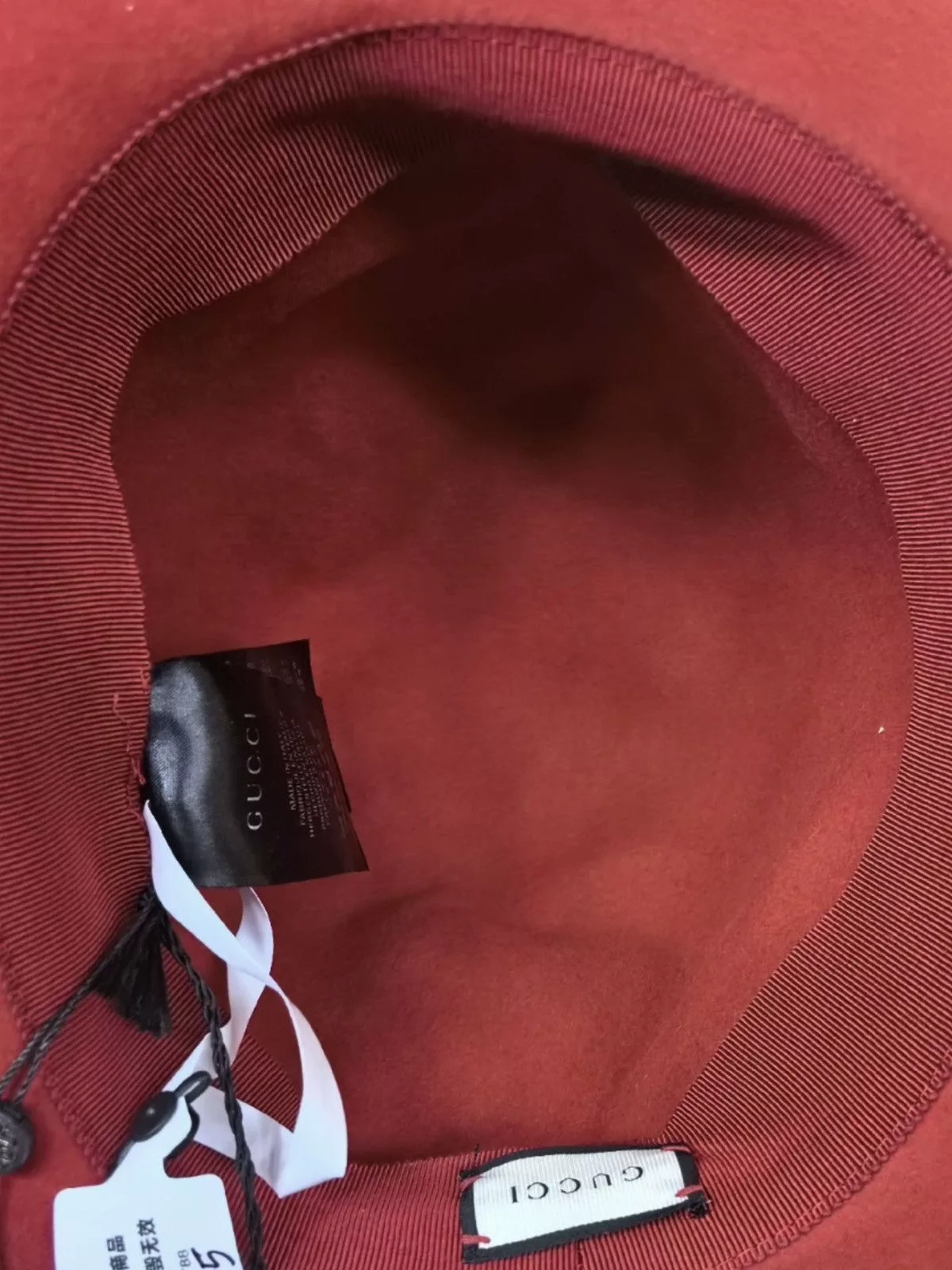 Gucci Hats Gucci runway wool hat Red