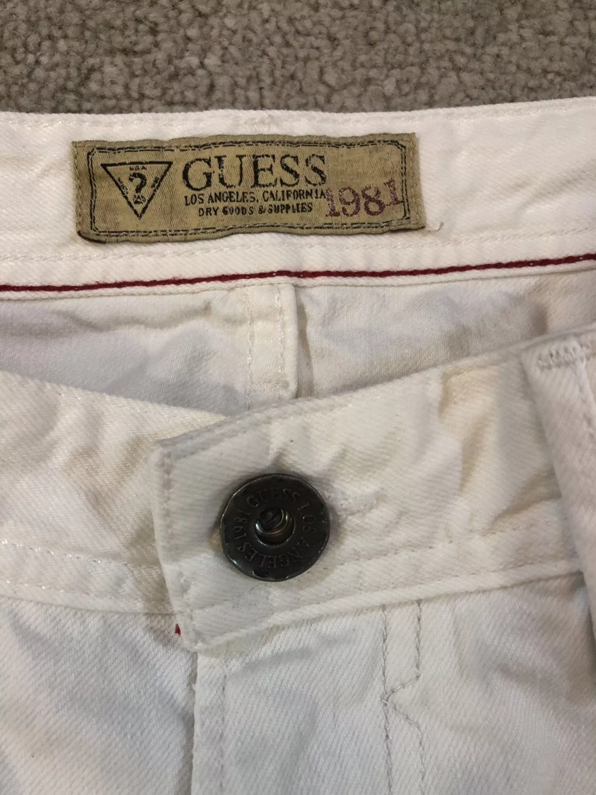 Guess Denim Guess Distressed Denim jeans White