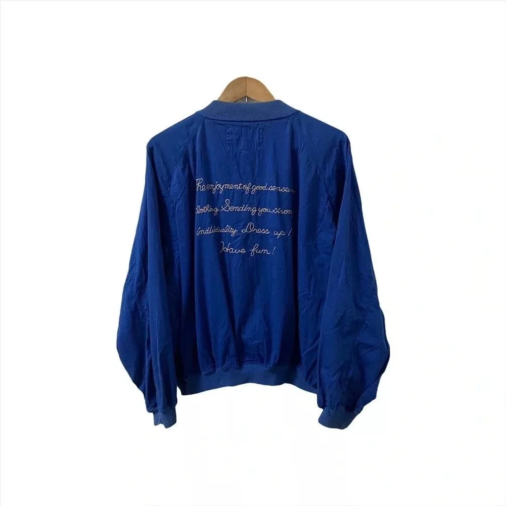 Edwin Bombers Edwin × Vintage DOUBLE DUTY EXCLUSIVE THE EDWIN BOMBER JACKET Blue