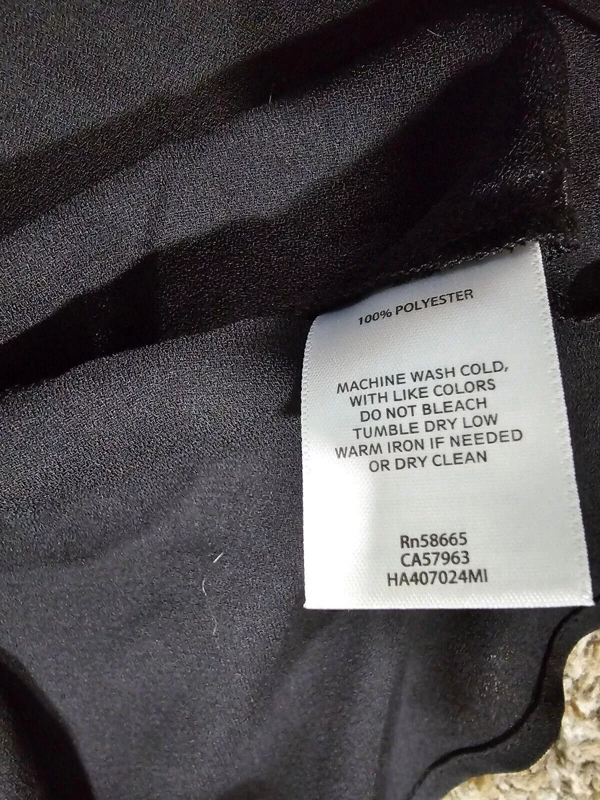 Designer Blouses Designer Halogen V-Neck Black Blouse Size M