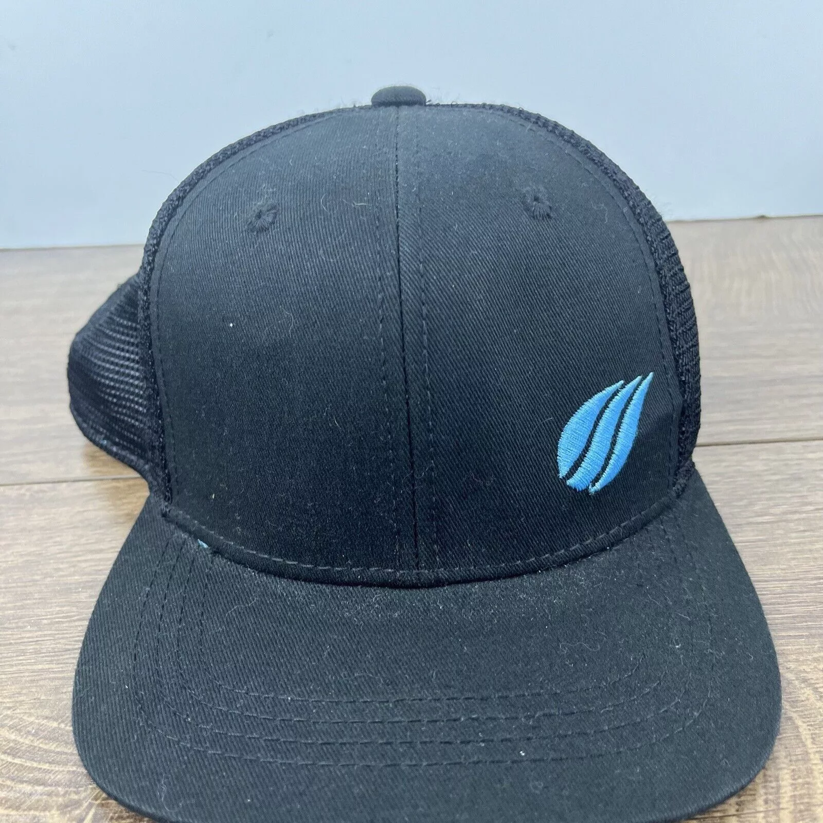 Other Hats Other Blue Wave Hat Blue Wave Adjustable Hat Black Hat Adult Fit B