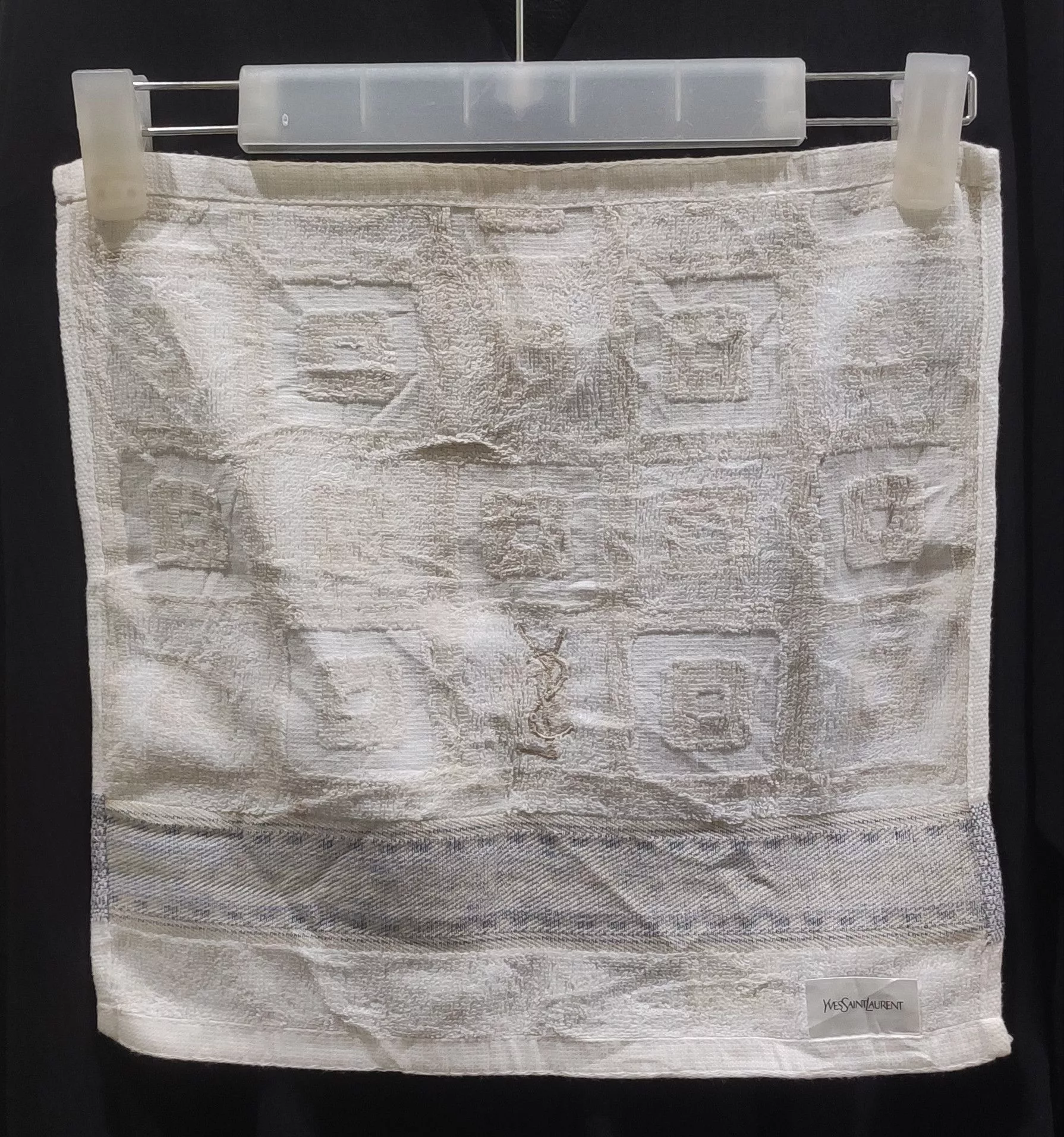 Yves Saint Laurent Miscellaneous Yves Saint Laurent Face Towel White