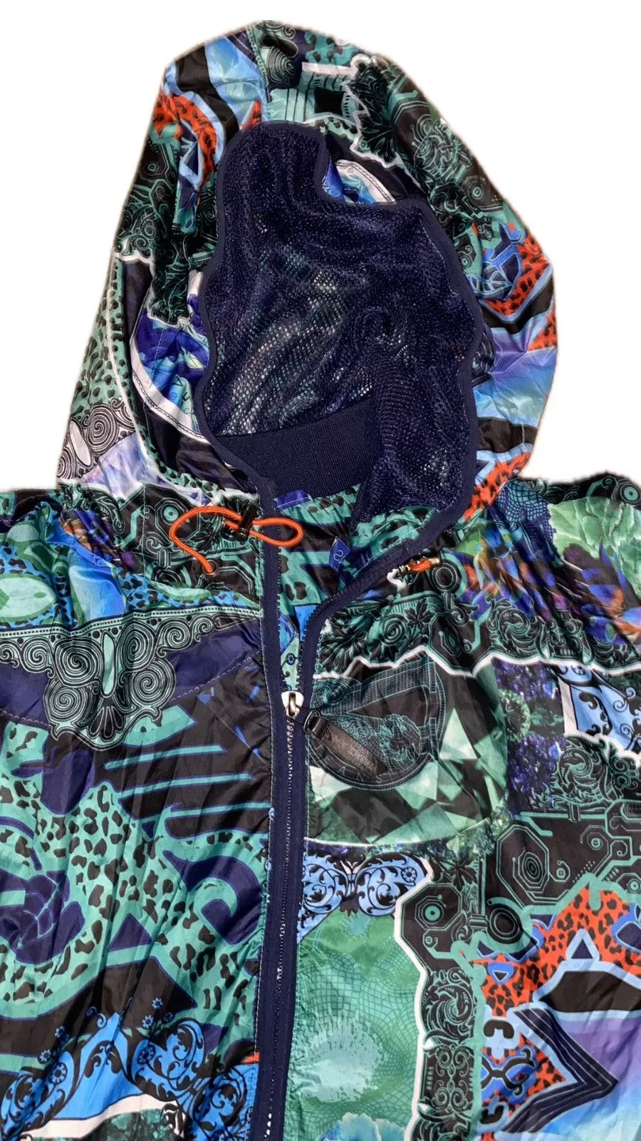 Versace Light Jackets Versace multicolored windbreaker
