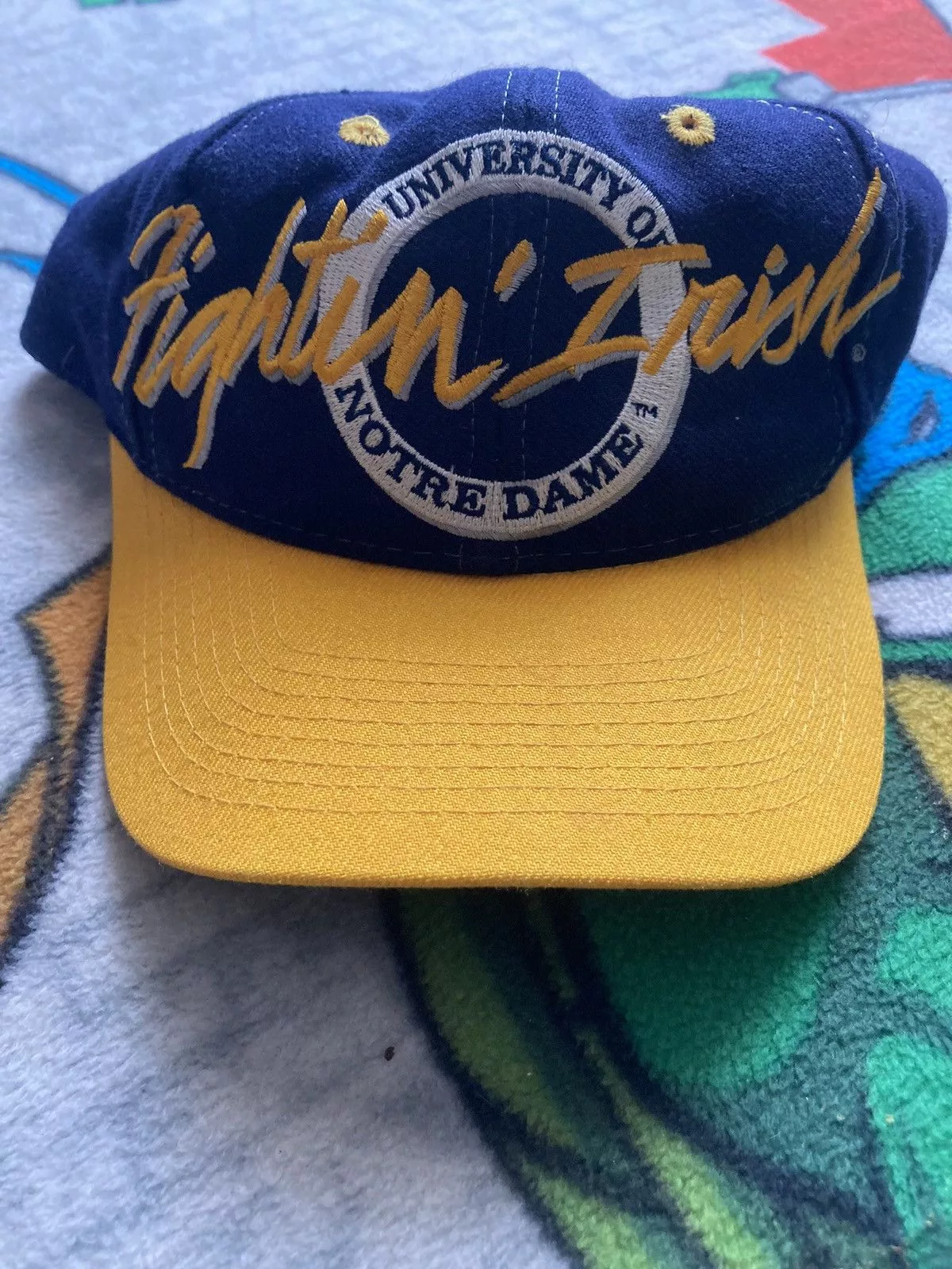 The Game Hats The Game Notre Dame Fighting Irish VTG Snapback Blue