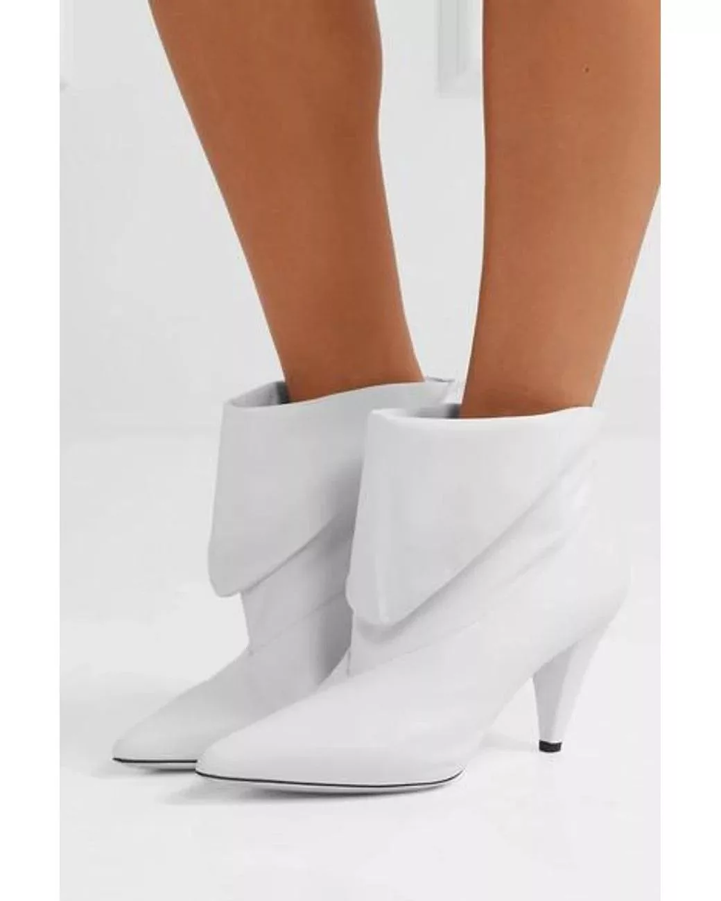 Givenchy Boots Givenchy GIVECNCHY Fold-Over Ankle Boots Camel Brown