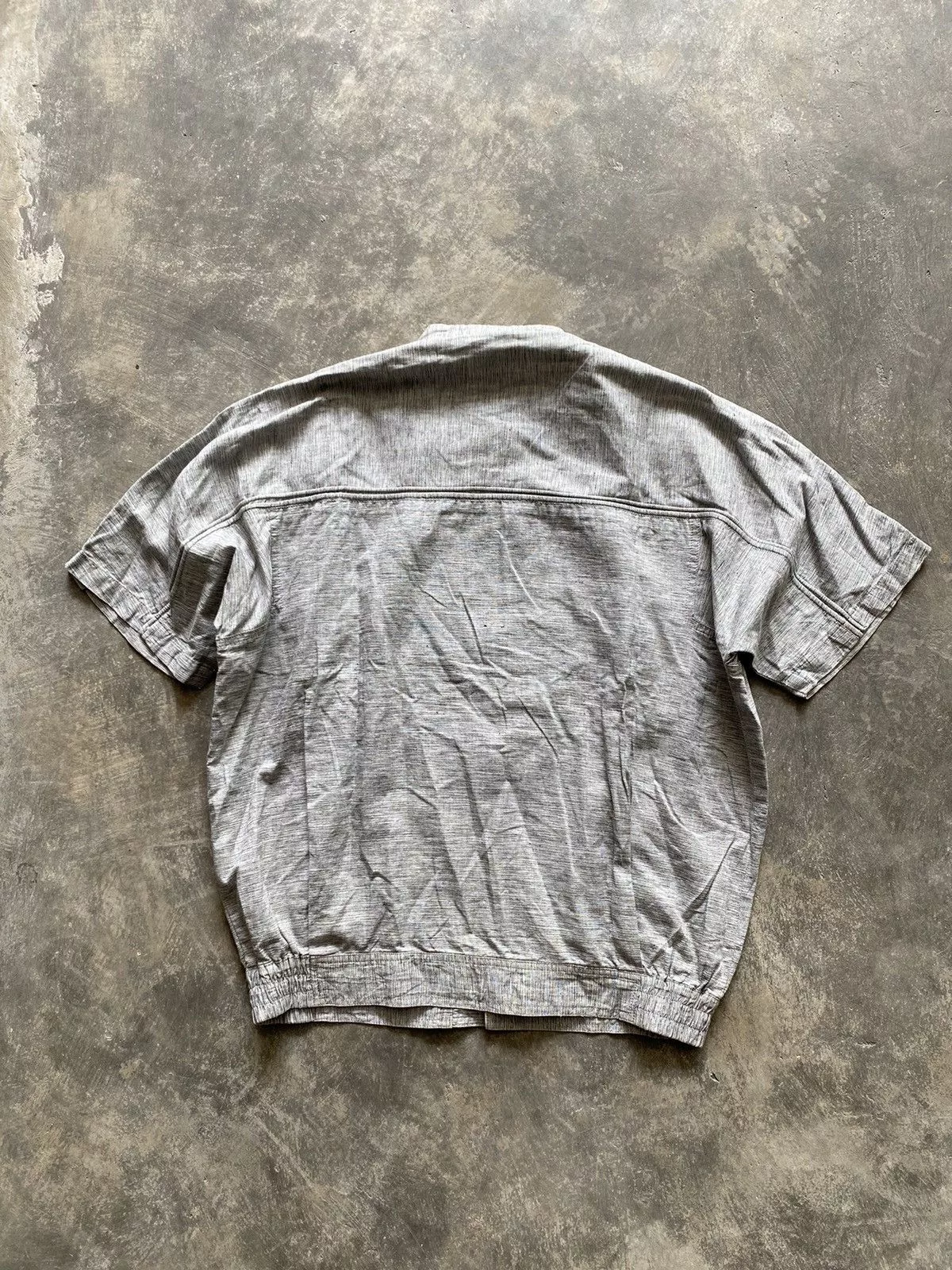 Pierre Balmain Short Sleeve T Shirts Pierre Balmain × Vintage Pierre Balmain Vintage Rare Asymmetry Neck Shirt Gray Luxury