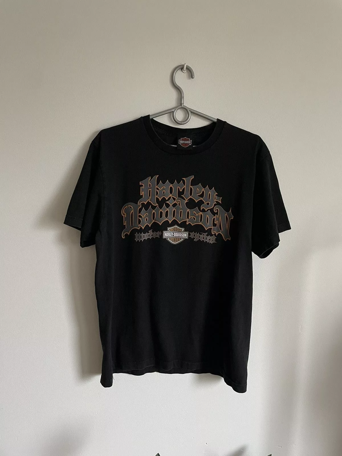 Harley Davidson Long Sleeve T Shirts Harley Davidson × Vintage Harley Davidson Thailand vintage Black