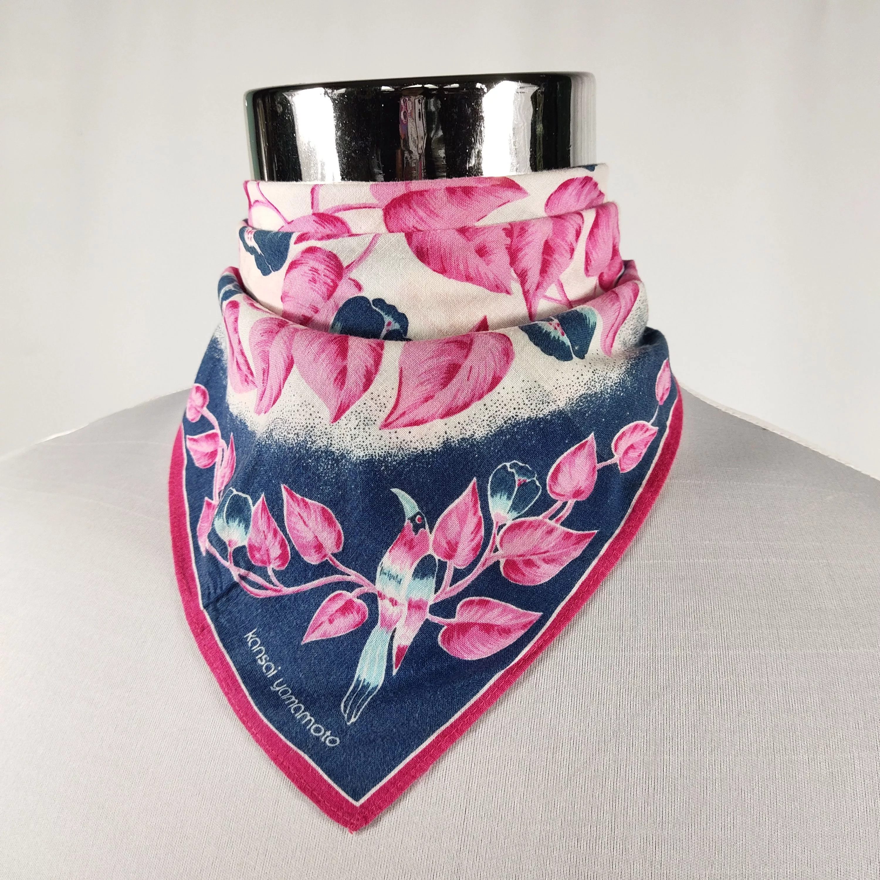 Kansai Yamamoto Ties Pocketsquares Kansai Yamamoto × Vintage Kansai Yamamoto Handkerchief / Neckerchief / Bandana Multi