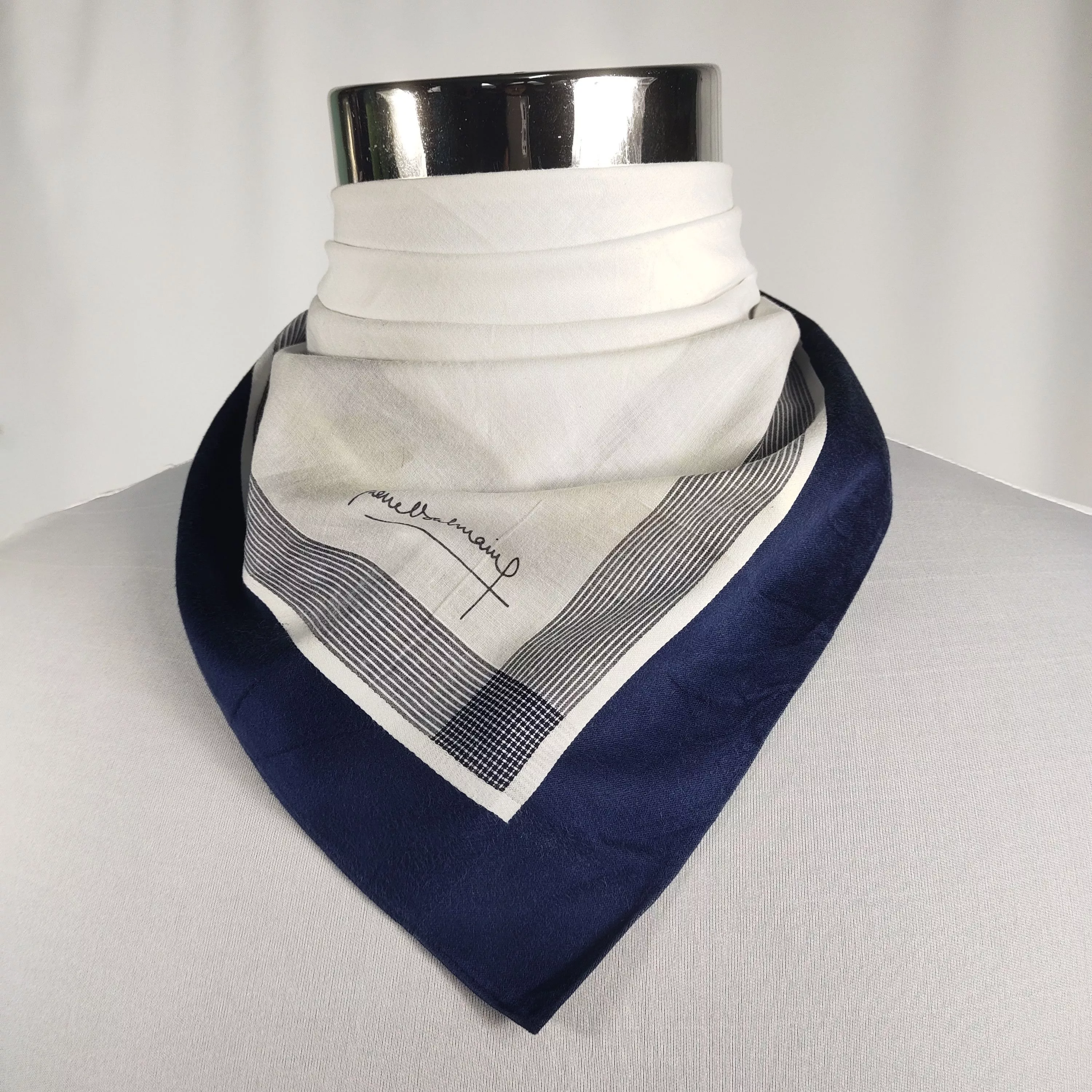 Pierre Balmain Ties Pocketsquares Pierre Balmain × Vintage Pierre Balmain Handkerchief / Bandana / Neckerchief FZ440 Multi