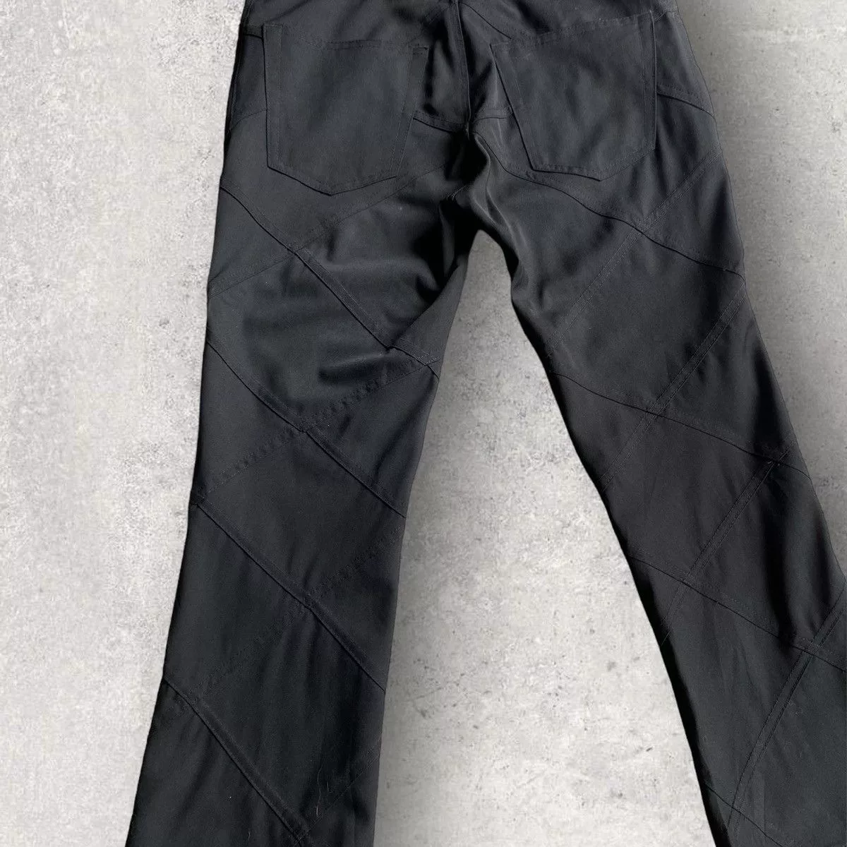 Comme des Garcons Pants Comme des Garcons SS14 Diamond Cut Patchwork Pants Black