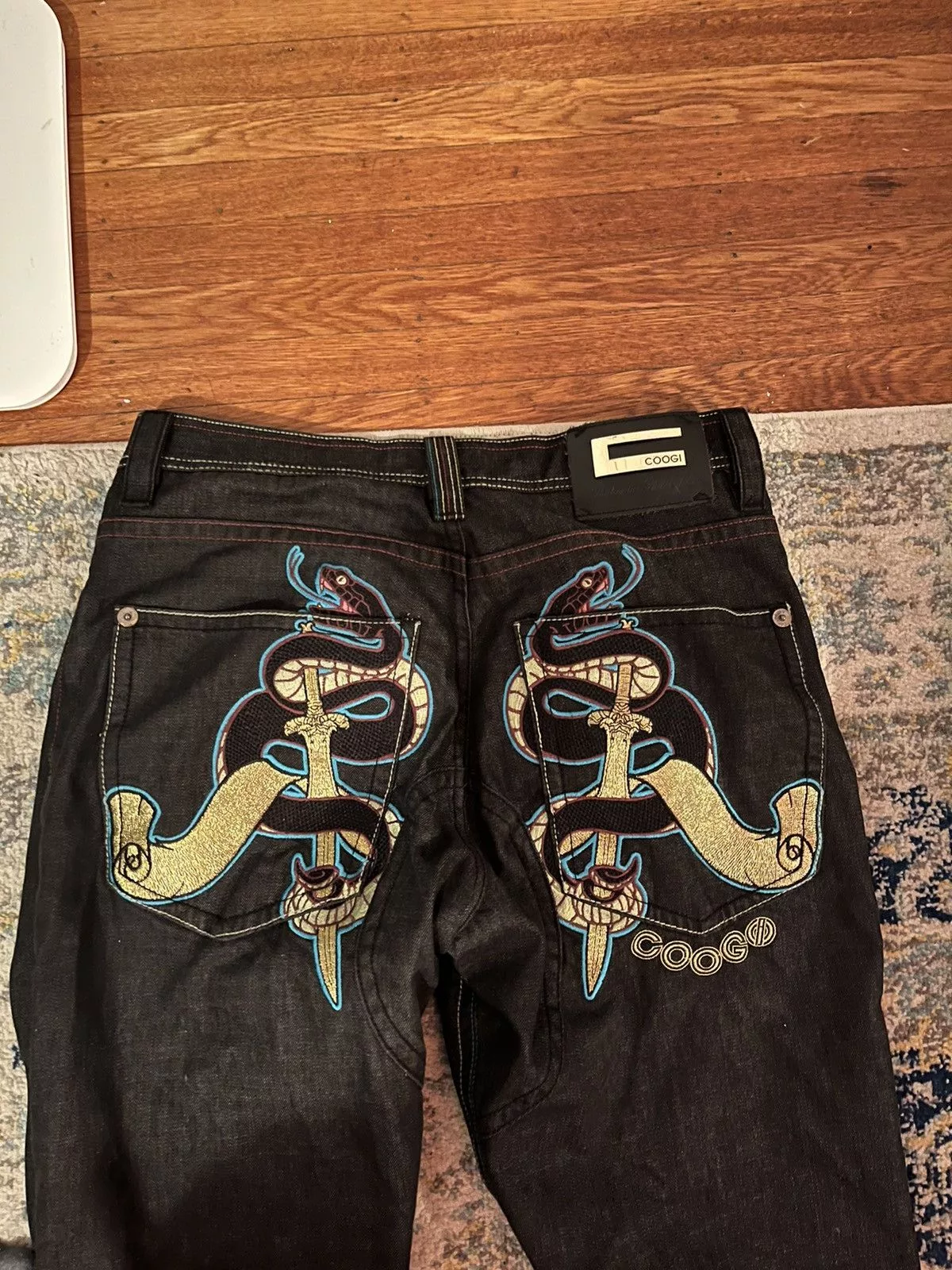 Coogi Denim Sword and serpent Coogi jeans Gray